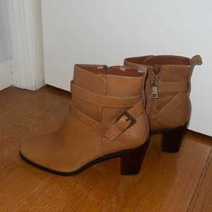 *New* Ralph Lauren Brown Leather Booties
